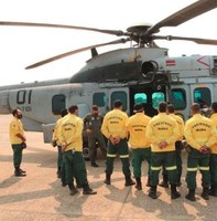 Operação Pantanal recebe reforço de meios aéreos, terrestres e navais