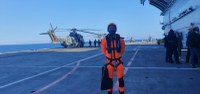 Operação Poseidon 2021 reúne helicópteros das Três Forças no maior navio do Brasil