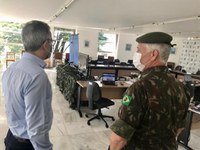 Forças Armadas asseguram apoio logístico com transporte de alimentos e insumos médicos