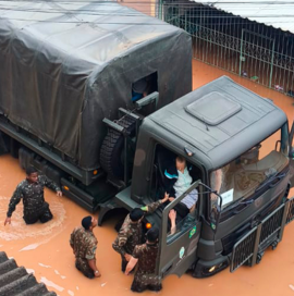 Defesa mobiliza 423 militares para apoiar municípios atingidos por chuvas em Minas Gerais