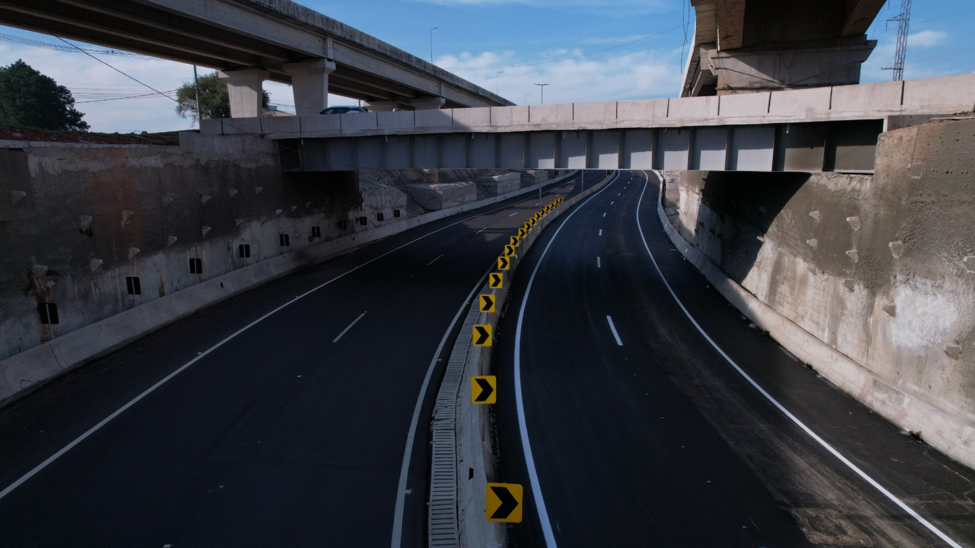 DNIT libera trecho sul-norte da trincheira da interseção entre a BR-392/RS e a BR-158/RS, em Santa Maria, nesta quinta-feira (27)