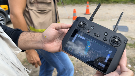 Aerolevantamento com drone