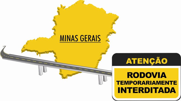 Atenção usuário: tráfego na BR-120 e BR-381, em Minas, está parcialmente interditado