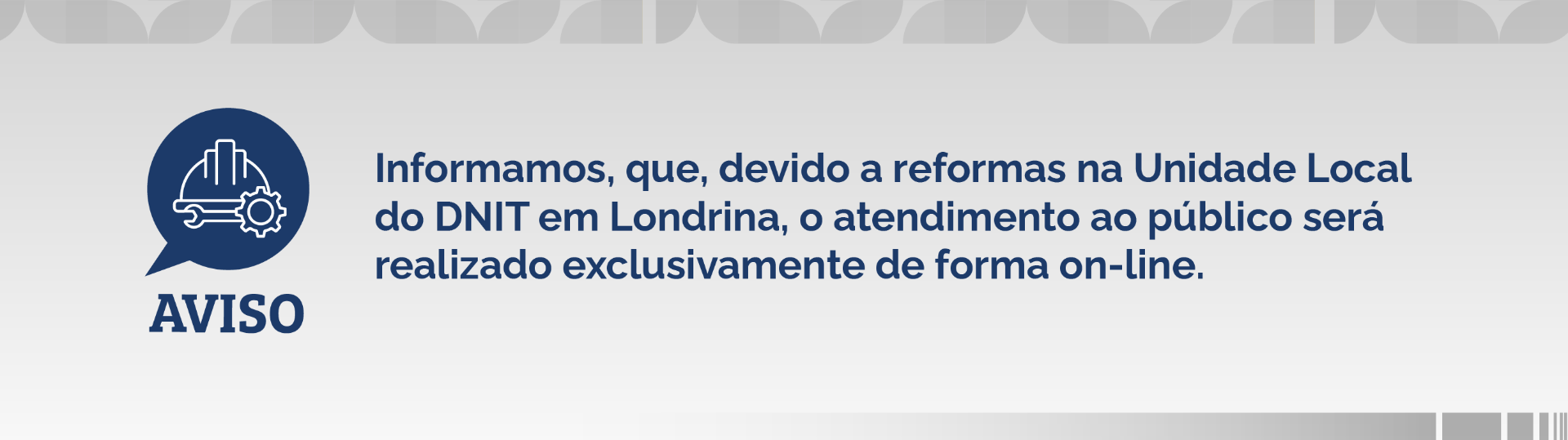 AVISO:  Unidade Local do DNIT em Londrina