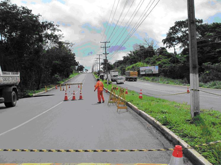 BR-070 tem restrição no tráfego em Barra do Garças/MT
