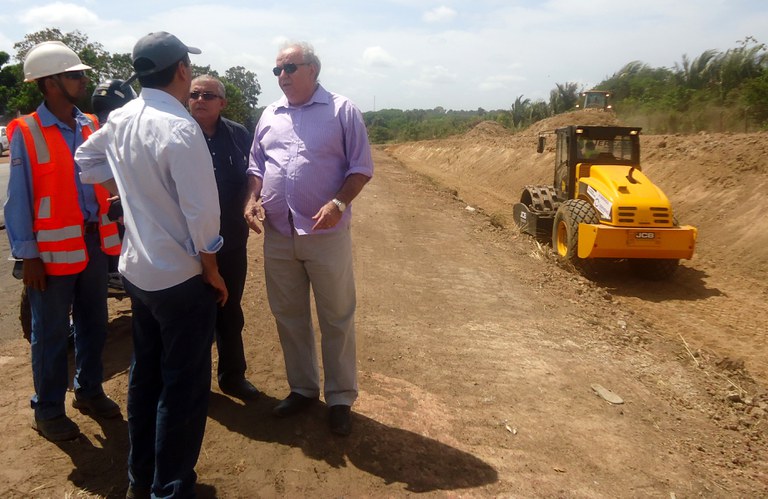BR 135/MA: superintendente inspeciona preparação para o início das obras de duplicação