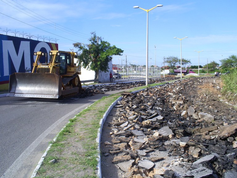 Começa mais uma etapa da restauração da BR-116/CE em Fortaleza