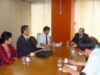 Delegação chinesa é recebida pelo diretor-geral do DNIT