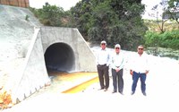 Diretor-geral do DNIT vistoria obras de túnel na BR-101/RN