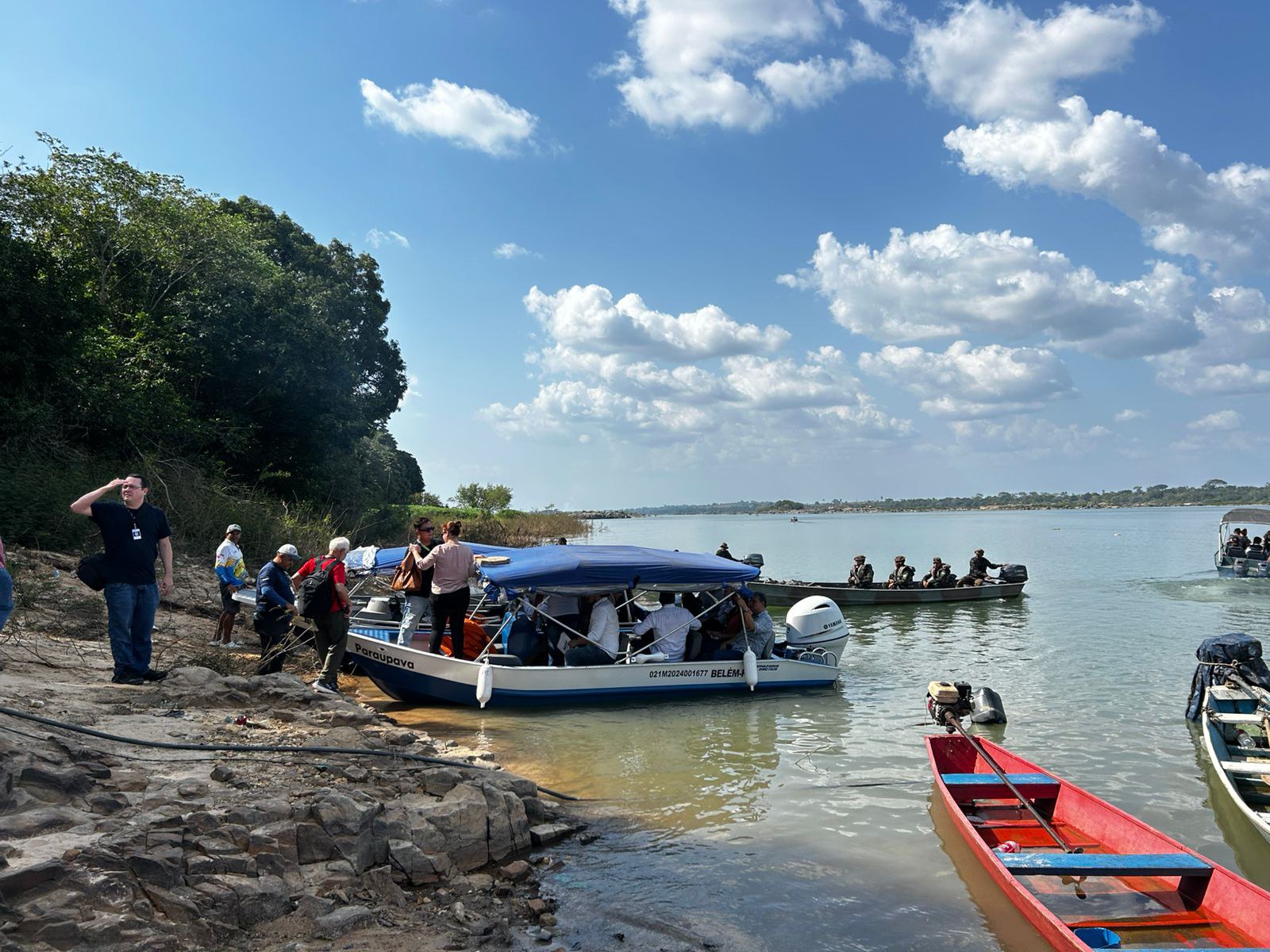 Inspeção da Justiça Federal no trecho do Rio Tocantins