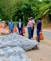 DNIT atua na contenção de pontos críticos na BR-459/SP