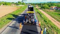 DNIT atua na recuperação de 65 quilômetros da BR-116/BA