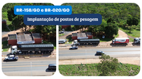 DNIT atua para implantar mais dois postos de pesagem em rodovias de Goiás