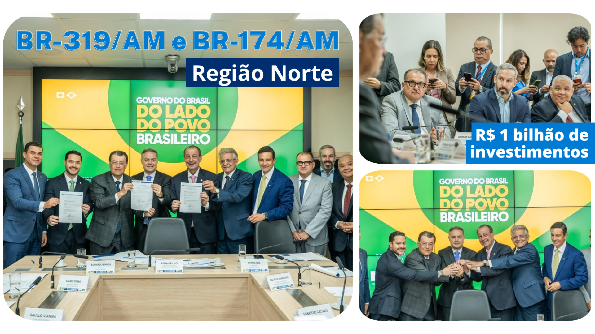 Ao todo, os investimentos devem chegar a R$ 1 bilhão em dois segmentos de grande importância para a Região Norte
