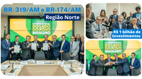DNIT autoriza serviços e a publicação de editais para manutenção da BR-319/AM e da BR-174/AM