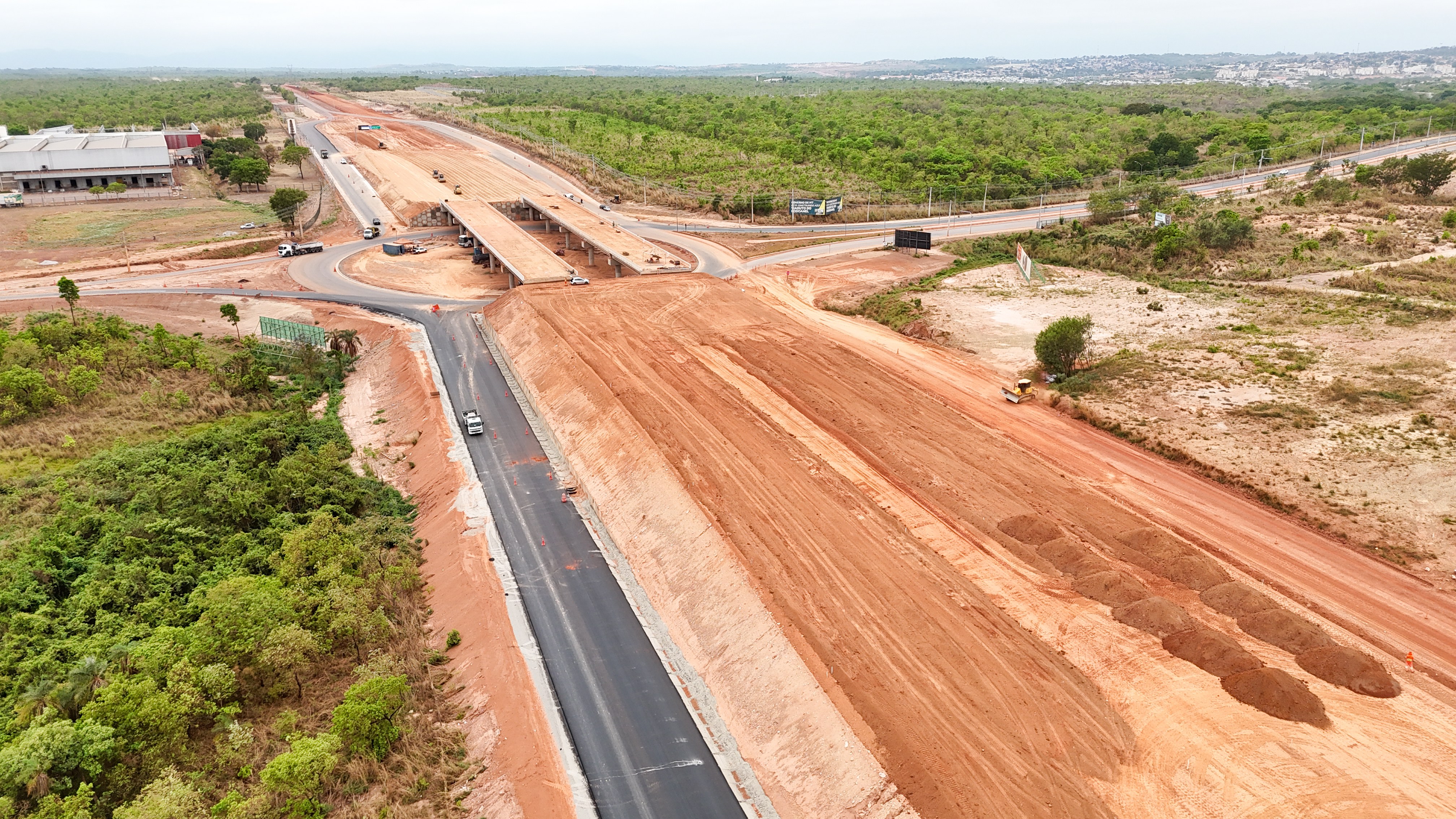 Obras do Contorno Norte de Cuiabá