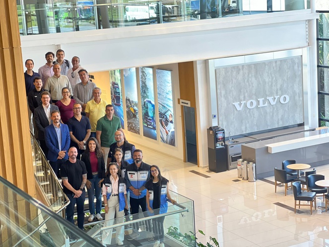 Superintendência Regional no Rio de Janeiro, esteve na sede da Volvo Group, em Curitiba