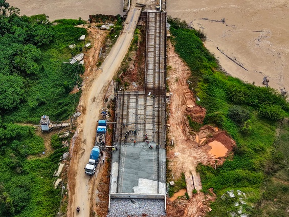 Rio Tarauacá, na BR-364/AC