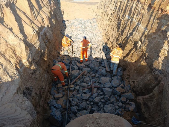 Manutenção corretiva na BR-174/RR