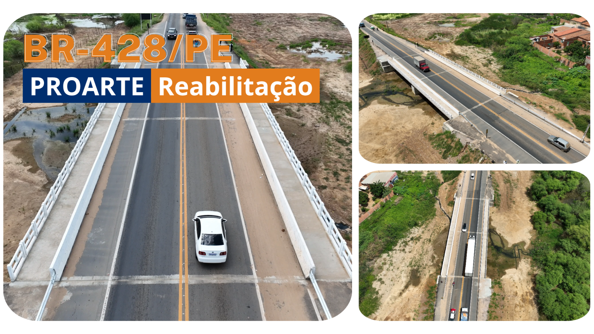 Com investimento de R$ 6,3 milhões, a intervenção promoveu a readequação estrutural da ponte e a melhoria das condições de trafegabilidade na região