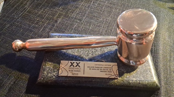 Novo prêmio no Congresso Brasileiro de Pregoeiros