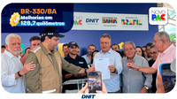 DNIT dá a largada para ações de manutenção na BR-330/BA, em Jequié