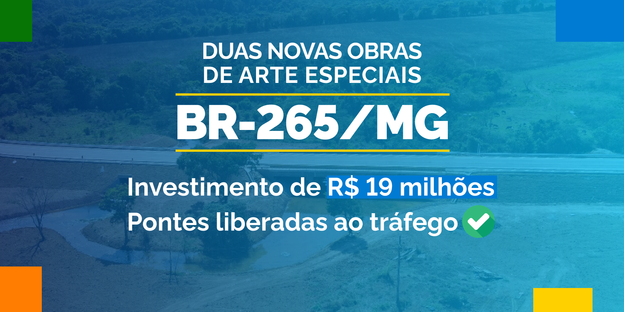 BR-265, em Minas Gerais