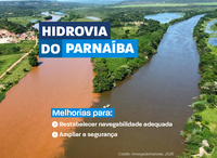 DNIT executa 175 km de melhorias na Hidrovia do Parnaíba