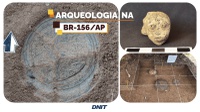 DNIT identifica vestígios arqueológicos durante obras de pavimentação da BR-156/AP