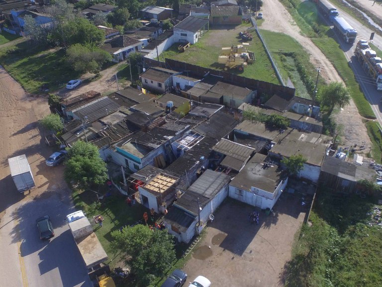 Realocação de moradores - Pelotas- Foto Fabiano Fly Camera