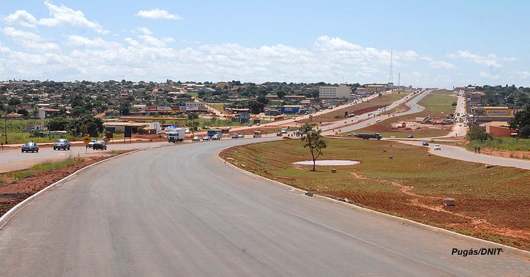DNIT libera trecho da BR-070 em Águas Lindas/GO