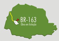 DNIT licita restauração da BR-163 no Oeste do Paraná