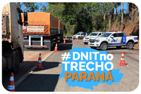 DNIT no trecho participa de fiscalização para pesagem de veículos no Paraná
