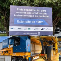 DNIT realiza demonstração de simulador de tráfego em pista experimental de pavimento rodoviário no DF