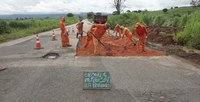 DNIT realiza obras de manutenção rodoviária em Minas Gerais