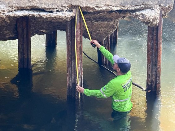 Vistorias de pontes no Maranhão
