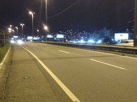 DNIT/SC faz sinalização horizontal na BR-282, Via Expressa, e na BR 101-Sul