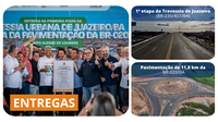 Duas entregas marcam agenda do Ministério dos Transportes e do DNIT na Bahia