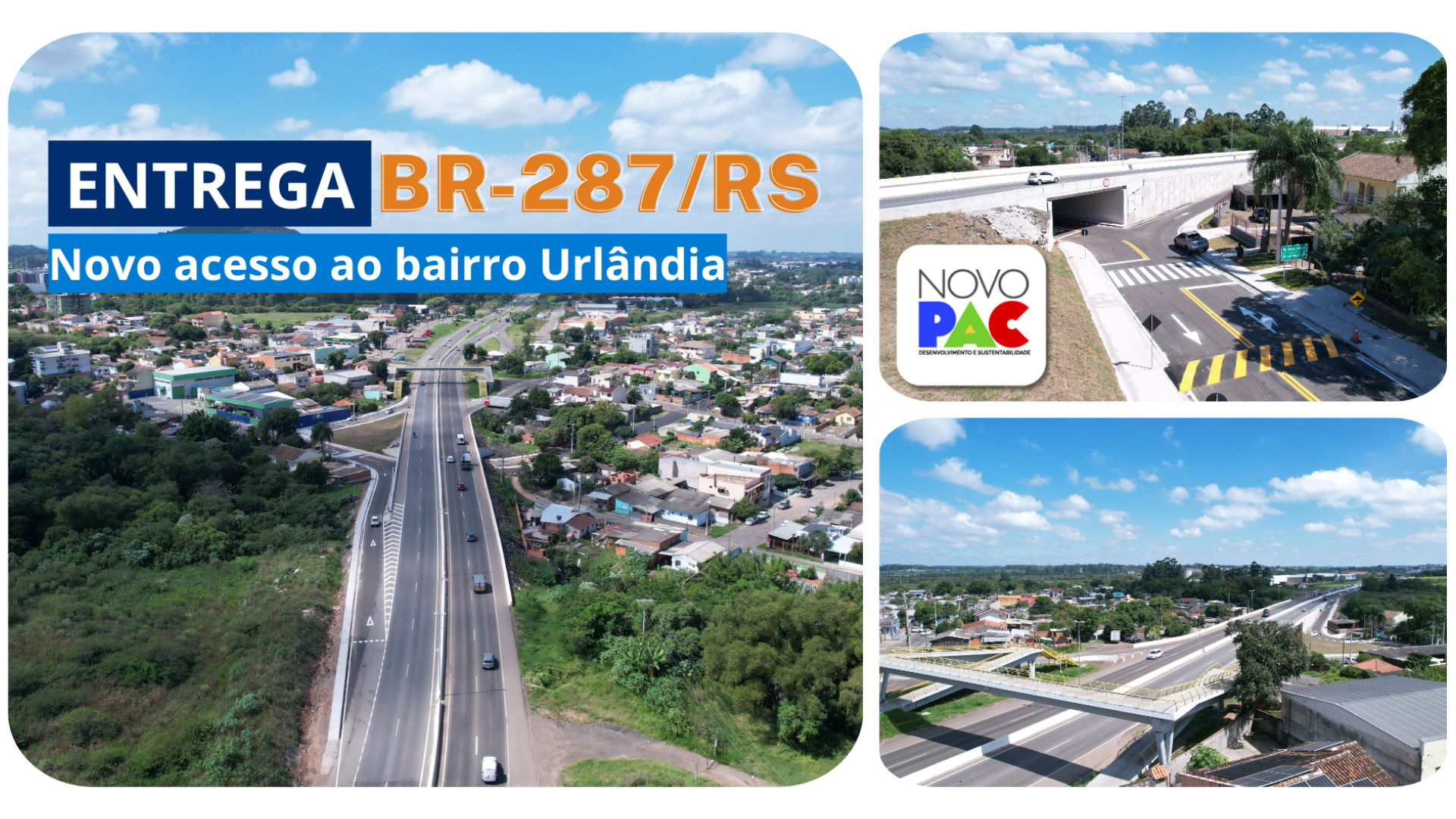 Estrutura integra o empreendimento da Travessia Urbana de Santa Maria