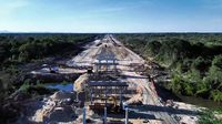 Implantação do acesso à ponte internacional Bioceânica, na BR-267/MS, avança