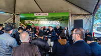 Ministério dos Transportes e DNIT vistoriam obras da BR-487/PR, a Estrada da Boiadeira