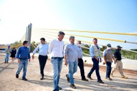 Ministro da Infraestrutura e diretor-geral do DNIT fazem visita técnica as obras do Contorno Rodoviário de Barra do Garças