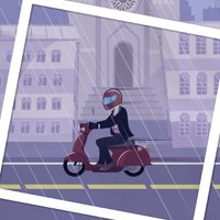 Motociclista, pilote com mais segurança e cuidado