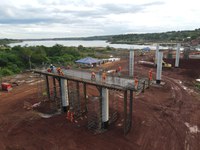 Obras da Ponte de Estreito sobre o Rio Tocantins, na BR-226/MA/TO, avançam e serviços estão 35% executados