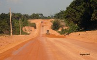 Obras de pavimentação da BR-163 no Pará avançam 