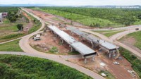 Obras do Contorno Norte de Cuiabá (Rodoanel) avançam na BR-163 em Mato Grosso