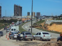 Obras para restabelecer o tráfego na BR-101 em Natal já começaram