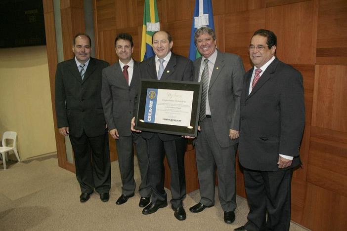 Pagot é homenageado pelo CREA em Mato Grosso