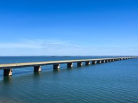 Ponte Hélio Serejo, na BR-267/MS, recebe obras de reforço estrutural