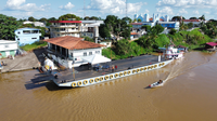 Porto provisório chega a Borba (AM) e operações começam nesta quinta-feira (8)